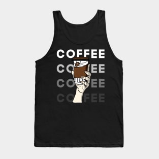 Raise Your Coffee v3 Tank Top